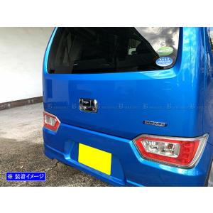 ワゴンRカスタムZ MH55S MH95S メッキ ドア ハンドル カバー リア