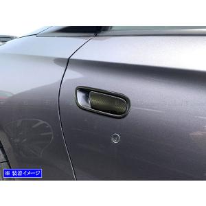 S660 JW5 ステンレス ウィンドウ モール 2PC カーボン調 水切り