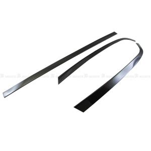 S660 JW5 ステンレス ウィンドウ モール 2PC カーボン調 水切り