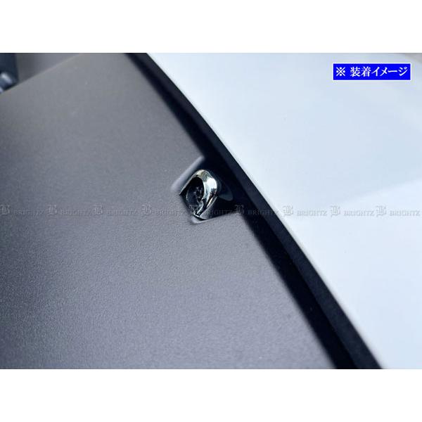 スペーシアカスタム MK54S MK94S メッキ フロント ウォッシャー ノズル アウター エクス...