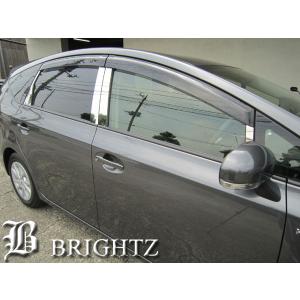 ブライツ BRIGHTZ プリウス α アルファ VW40 ZVW41 超鏡面ステンレス