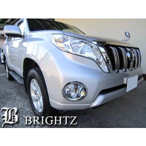 プラド 150 中期 メッキ ヘッド ライト アイライン ランプ