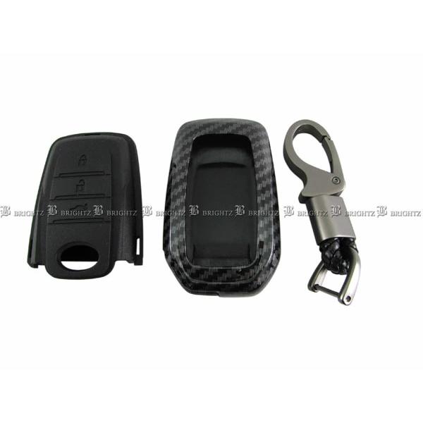 ランクル250 TRJ250W GDJ250W カーボン調 キー ケース ブラック ランドクルーザー...