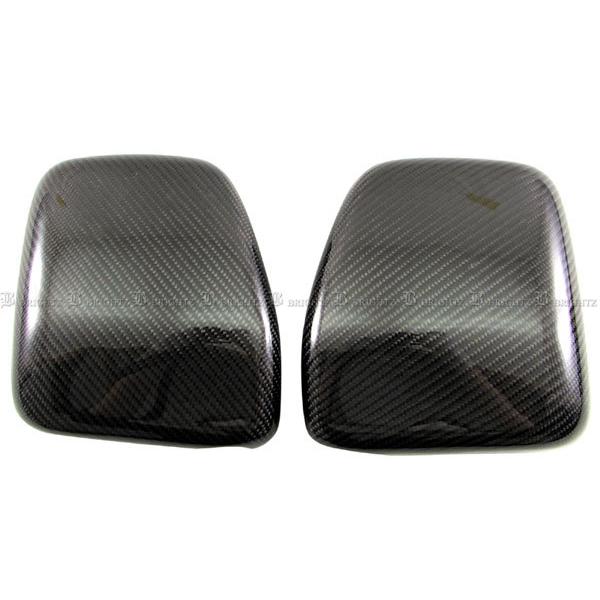 ハイゼットカーゴハイブリッド S320V S320V改 リアル カーボン サイド ドア ミラー カバ...