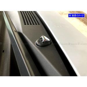 ハイゼットカーゴ S700V S710V 超鏡面 ステンレス メッキ リア ピラー