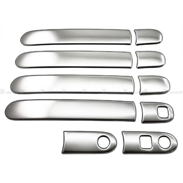 フレア MJ34S MJ44S ステンレス ドア ハンドル ガーニッシュ カバー パネル モール ベ...