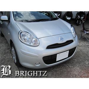 ブライツ BRIGHTZ マーチ K13 前期 クロームメッキヘッドライトリング