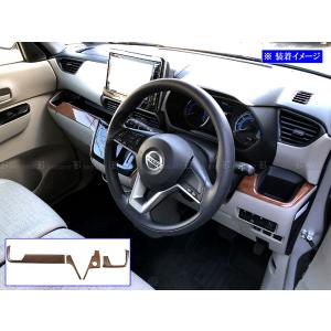 ルークス B40 B44A B45A ステンレス インテリア パネル セット 4PC 黒