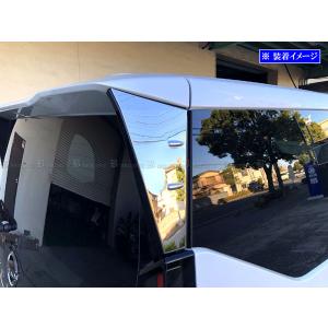 ブライツ BRIGHTZ セレナ C28 超鏡面ステンレスメッキリアハッチサイド
