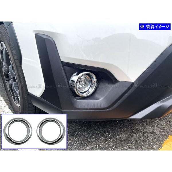 XV GT3 GTE 後期 メッキ フォグ 外装 FOG−COV−434