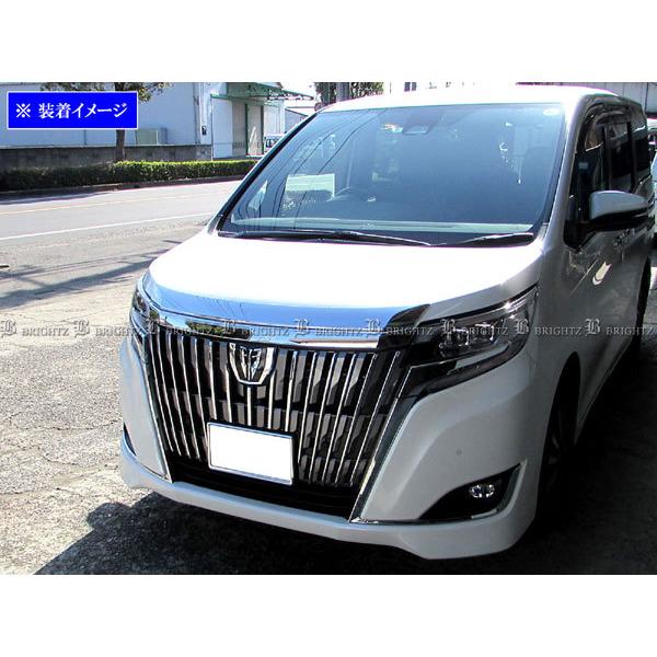 エスクァイア ZRR80G ZRR85G ZWR80G メッキ ボンネット ガーニッシュ カバー ベ...