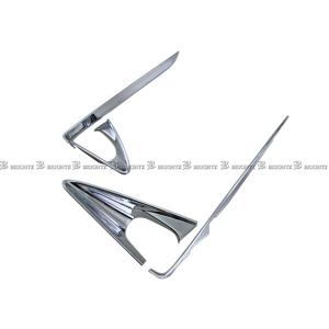 ヴォクシー ZWR80G 前期 超鏡面 ステンレス メッキ グリル モール 2PC