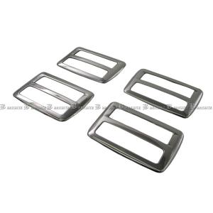 エスティマ ACR50W ACR55W メッキ エアコン リング ダクト ガーニッシュ カバー パネル INT−ETC−107