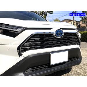 RAV4 PHV AXAP54 50 メッキ サラウンド グリル モール フロント 