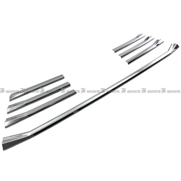 ヴォクシー ZWR80G ZWR80W 後期 メッキ フロント グリル モール 7PC ダクト アン...