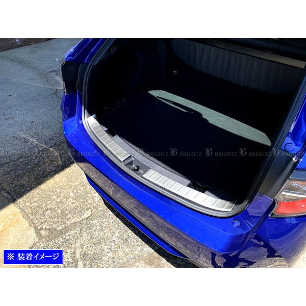 カローラツーリング ZWE215W ZWE219W ステンレス インナー リア バンパー フット プ...