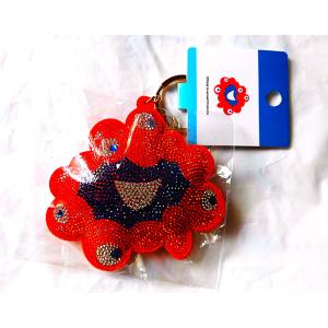 ミャクミャク　PEZ キーチャーム 2個セット 赤・青　万博2025 会場限定 大阪関西万博 限定 ミャクミャク ペナント キーホルダー 赤 青 2