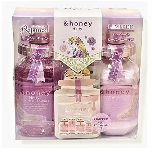 【限定品】アンドハニー &amp;honey Melty ラプンツェル限定デザイン シャンプー&amp;ヘアトリート...