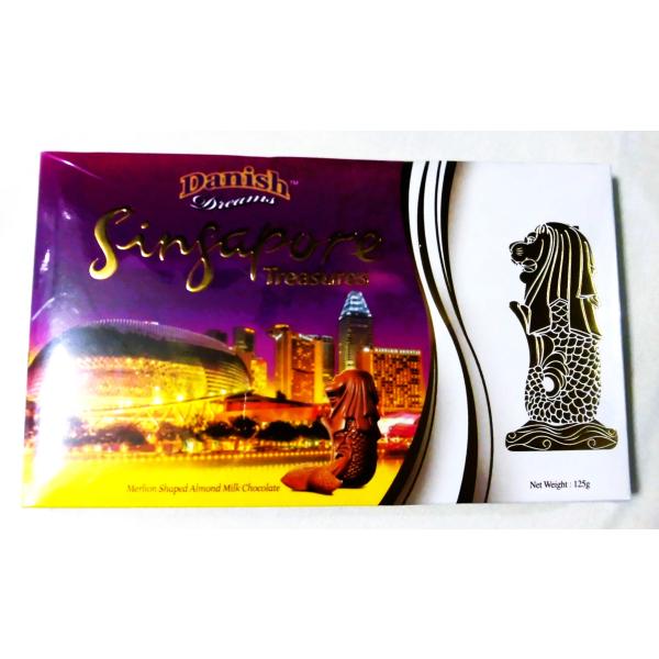 シンガポールのお土産シンガポールマーライオンアーモンドミルクチョコレート