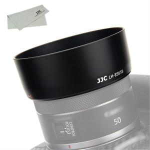 JJC ES-65B レンズフード Canon RF 50mm F1.8 STM レンズ 用