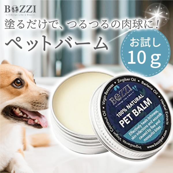 肉球クリーム 肉球ケア 犬 猫 ペット 保湿 乾燥 天然成分 ペットバーム 軟膏 お試し 10g  ...