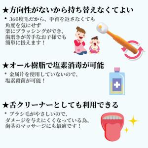 360度毛歯ブラシ POPOTAN ポポタン ...の詳細画像5