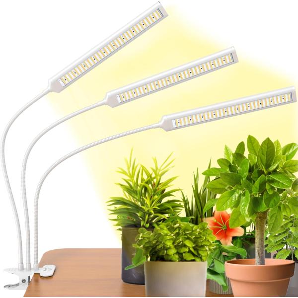 【公式】BRIM(ブリム) FLORA 植物育成ライト LED 調光 タイマー クリップ式 26W ...
