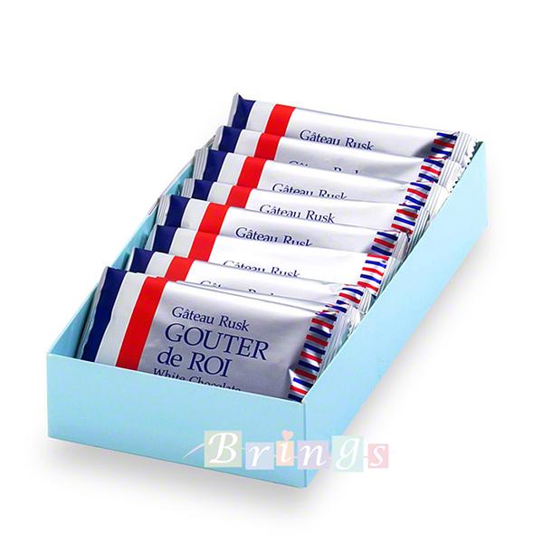 W4 ガトーフェスタ ハラダ ラスク グーテ・デ・ロワ ホワイトチョコレート 化粧小箱 9枚 専用手...