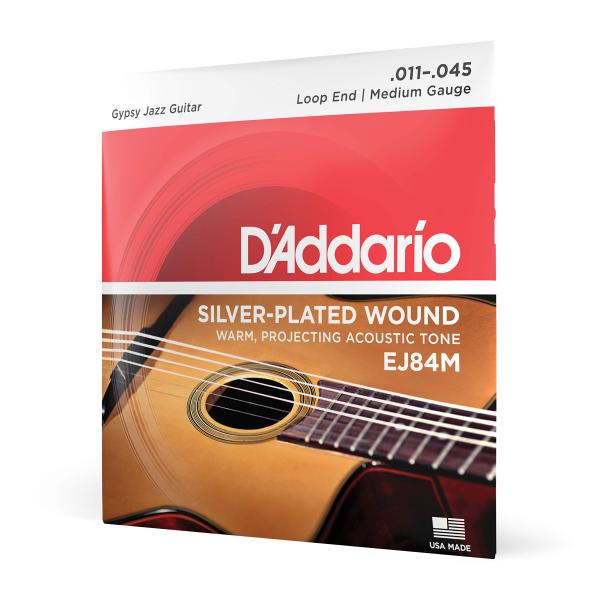 D'Addario ダダリオ ジプシージャズギター弦 ループエンド仕様 Medium .011-.0...