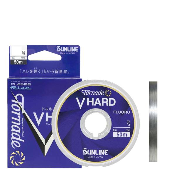 サンライン(SUNLINE) トルネードVハード 50m巻単品 1.5号 ナチュラルクリア