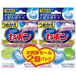 お徳用 5 セット セボン タンクにおくだけ フレッシュソープ&amp;ムスク つめかえ用 25g×2個×5セット