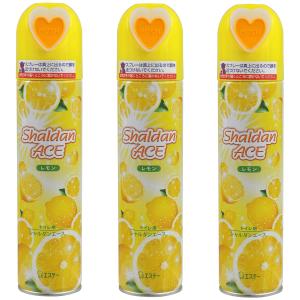 エステー シャルダン まとめ買い シャルダンエース トイレ用 スプレー レモン 230mL×3個 トイレ 消臭剤 消臭 芳香剤 消臭スプレー