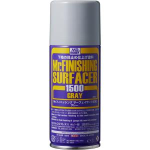 GSIクレオス Mr.フィニッシングサーフェイサー1500 スプレー グレー 170ml ホビー用表...