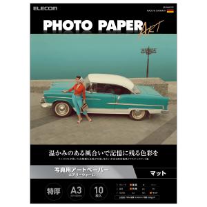エレコム 写真用紙 10枚 マット