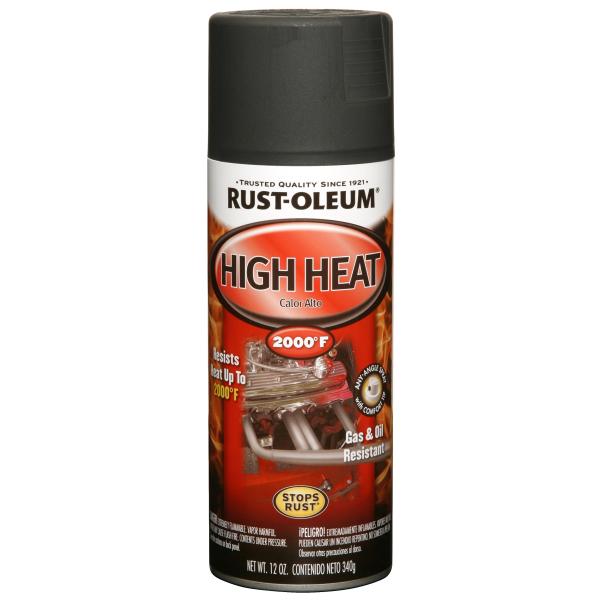 Rust-Oleum(ラストオリウム) 高耐熱ペイント フラットブラック MH21005