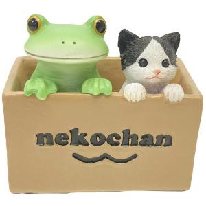 ダイカイ Copeau【コポー】お魚くわえたのらねこ /フィギュア・カエル