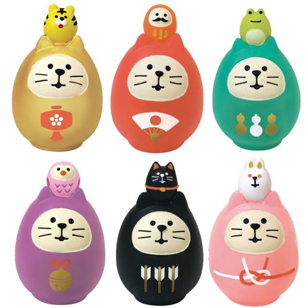 デコレ(DECOLE)　concombre コンコンブル 開運カラー猫だるま 【 FUKU福MONO...