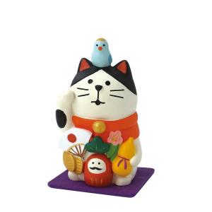 DECOLE（デコレ） concombre コンコンブル 毛づくろい猫 置物