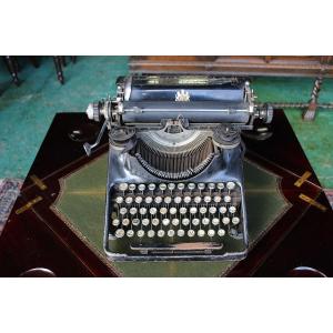 イギリスアンティーク タイプライター BAR-LOCK バーロック ディスプレイ インテリア 店舗什器 h12-3 英国製１９３０年頃 送料無料｜british-life