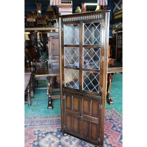 イギリス アンティーク 家具 コートカップボード キャビネット 英国 6760c 57783-8.jpg