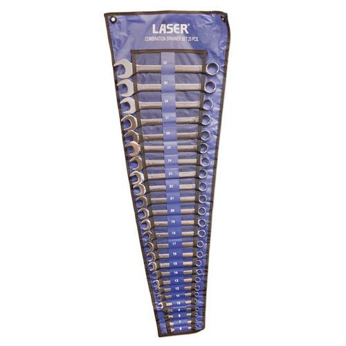 Laser-6396 メトリック コンビネーション スパナ セット 25 pc