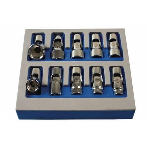 Laser-7283 3/8" ドライブ ユニバーサル ジョイント ソケット セット 10pc