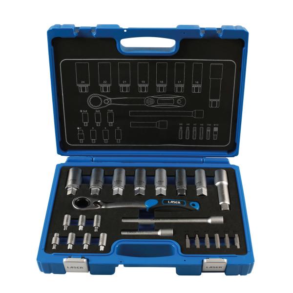 LASER-7673 ショックアブソーバー＆マクファーソンストラット交換用ツールキット
