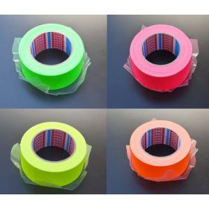 テサガッファーテープ　蛍光色　50ｍｍ幅×長さ25ｍ　ドイツ製（蛍光オレンジ・ピンク・グリーン・イエ...