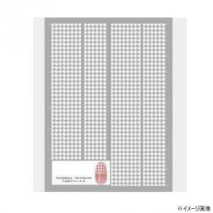 TSUMEKIRA(ツメキラ) ネイルシール 千鳥格子フレンチ 白 NN-CDR-004
