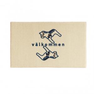 (クリーンテックス) デザインマット kahou valkommen_ivory 45×75cm