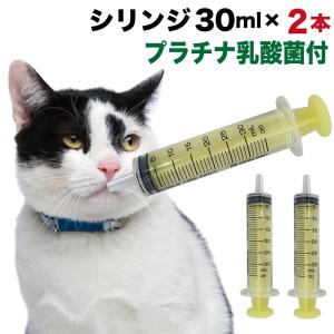 シリンジ30ml （２本セット）  動物 犬 猫 ペット用品 介護  給餌用シリンジ 注射器 テルモ  スポイト