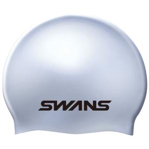 SWANS(スワンズ) スイムキャップ スイムキャップ シリコーンキャップ SA7 シルバー(SIL)｜broad-shop