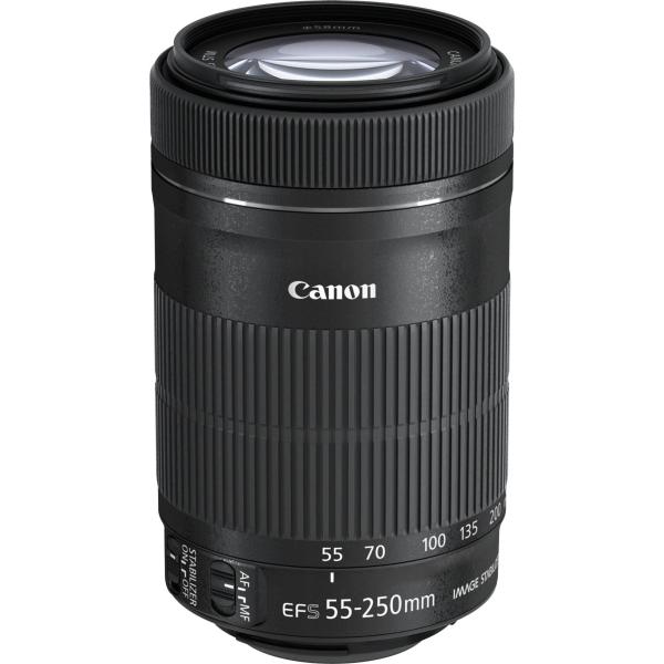 Canon キヤノン 望遠ズームレンズ EF-S55-250mm F4-5.6 IS STM APS...