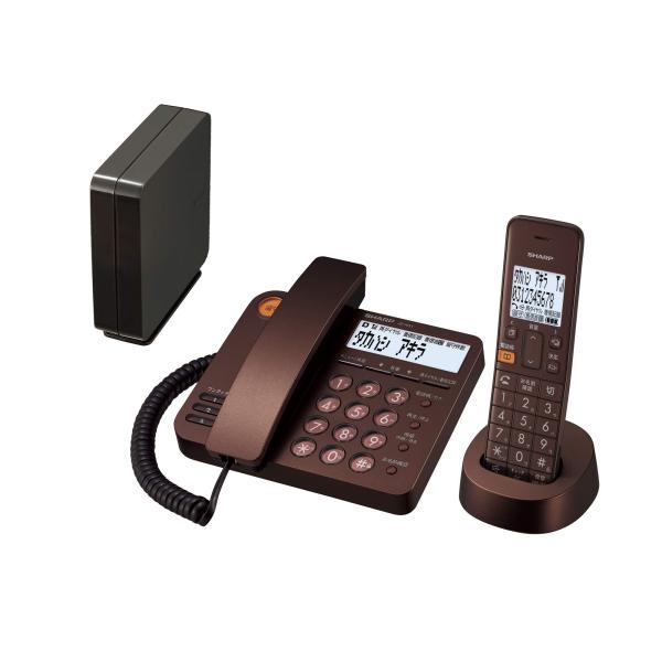 シャープ 電話機 コードレス デザインモデル 子機1台付き 迷惑電話機拒否機能 1.9GHz DEC...